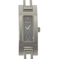 Gucci Stainless Steel Quartz Analog Display Black Dial Watch