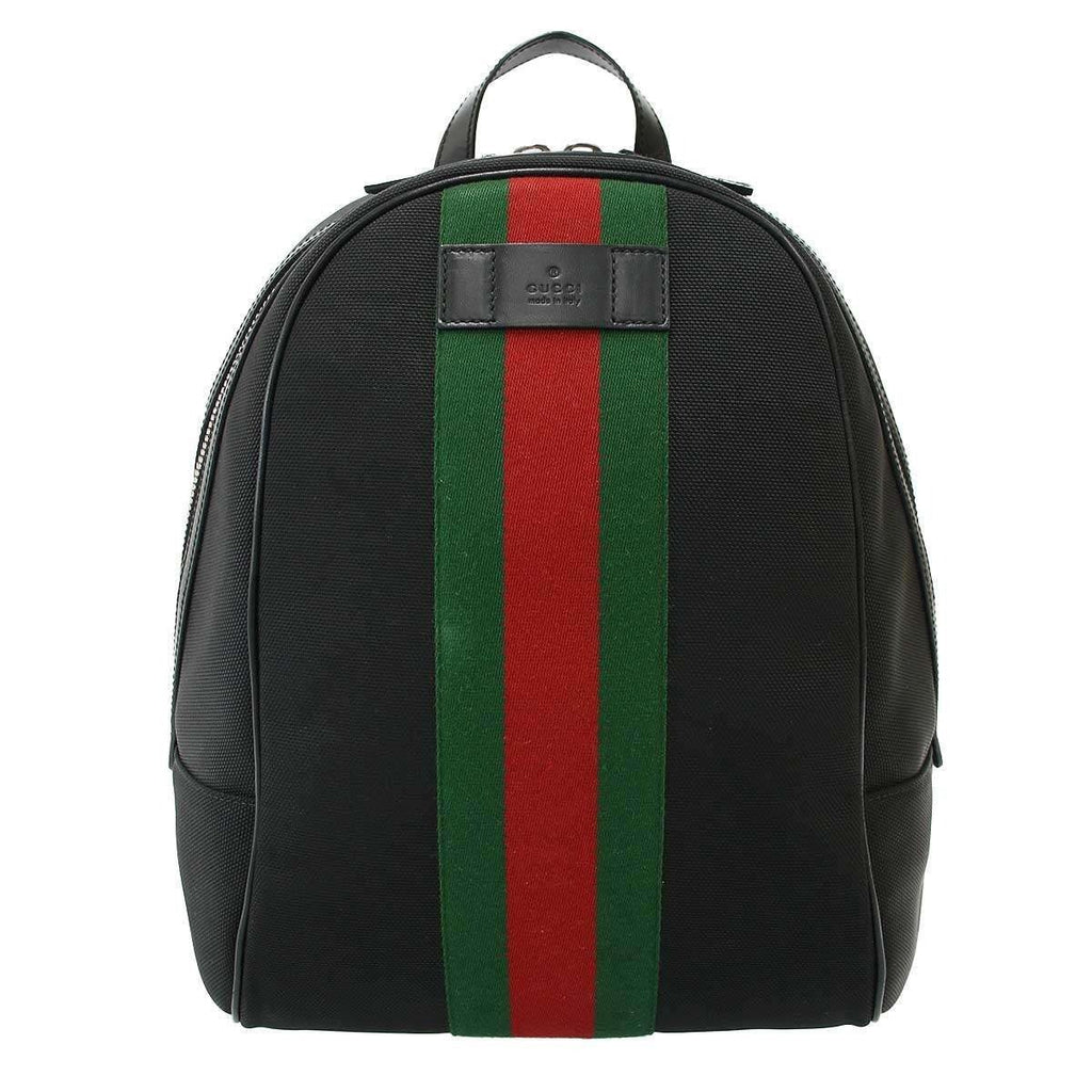 Gucci Sherry Line Canvas Backpack Black