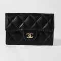 Chanel Card Case Coin Black