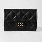 Chanel Card Case Coin Black