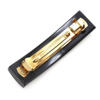 Chanel Coco Mark Camellia Plastic Black 03 P Barrette — view 3