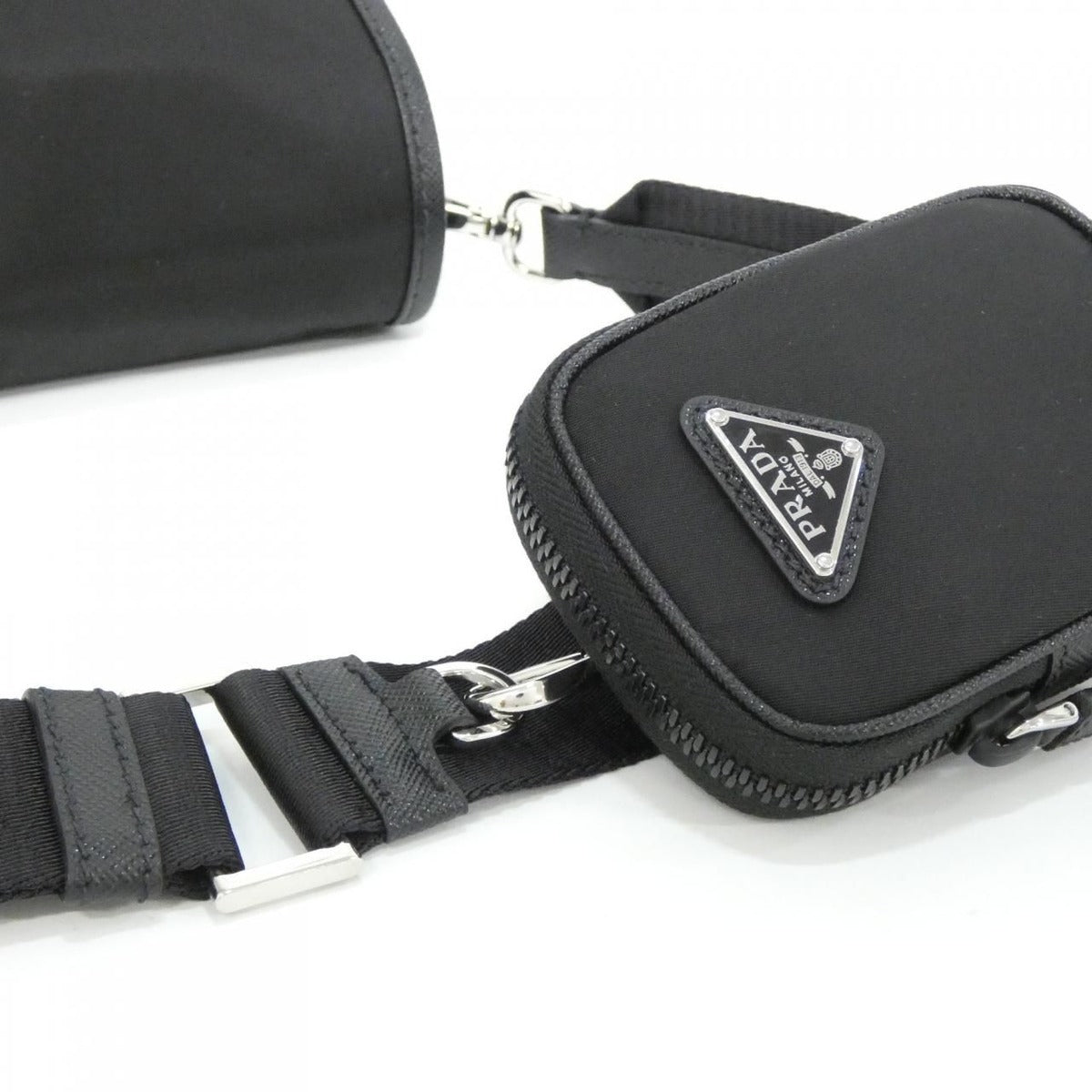 Prada Shoulder Bag Silver — view 4