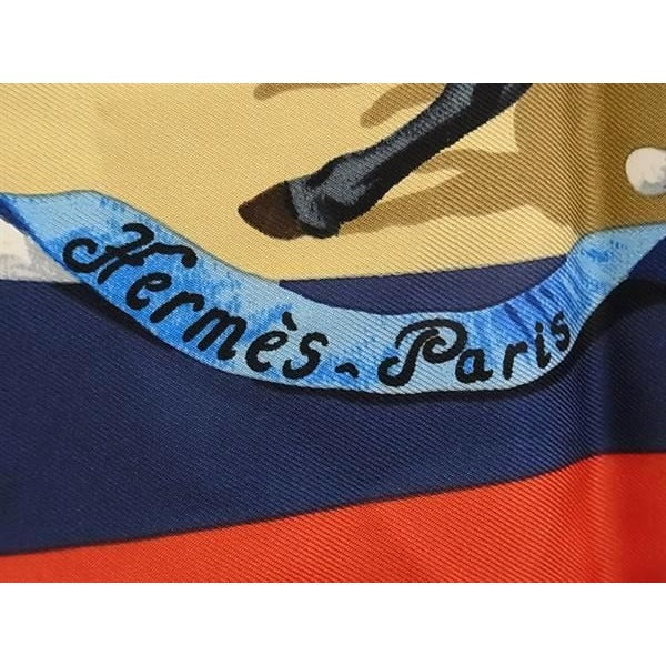 Hermes Scarf Carre 90 Multicolor 100% Silk Plaza de Toros Bullring — view 5