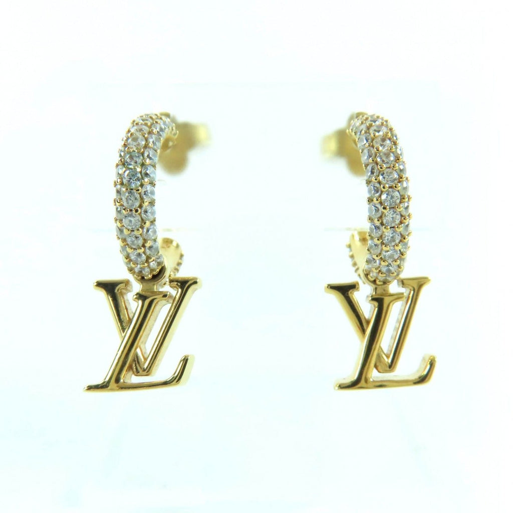 Louis Vuitton Earrings Hoop/ Iconic Metal Strass