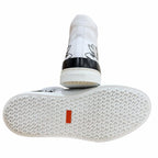 Hermes Graffiti District Leather High Cut Sneakers White 41 — view 5