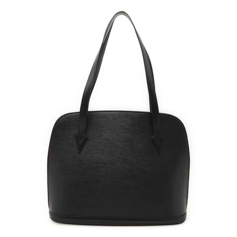 Louis Vuitton Epi Lu Sac Shoulder Bag Tote Leather Noir Black