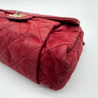 Chanel Shoulder Bag Quilted CC Logo Turnlock Gold Chain Leather Red Seal — view 8