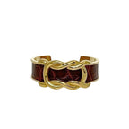 Hermes Bangle Gold Brown GP Croc — view 2