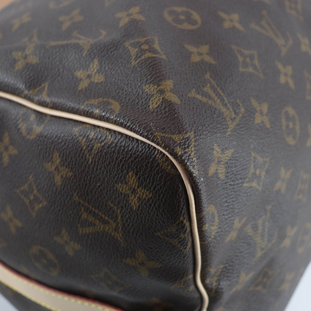 Louis Vuitton Keepall Bandouliere 55 Monogram Canvas Boston Bag Brown — view 6