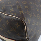 Louis Vuitton Keepall Bandouliere 55 Monogram Canvas Boston Bag Brown — view 6