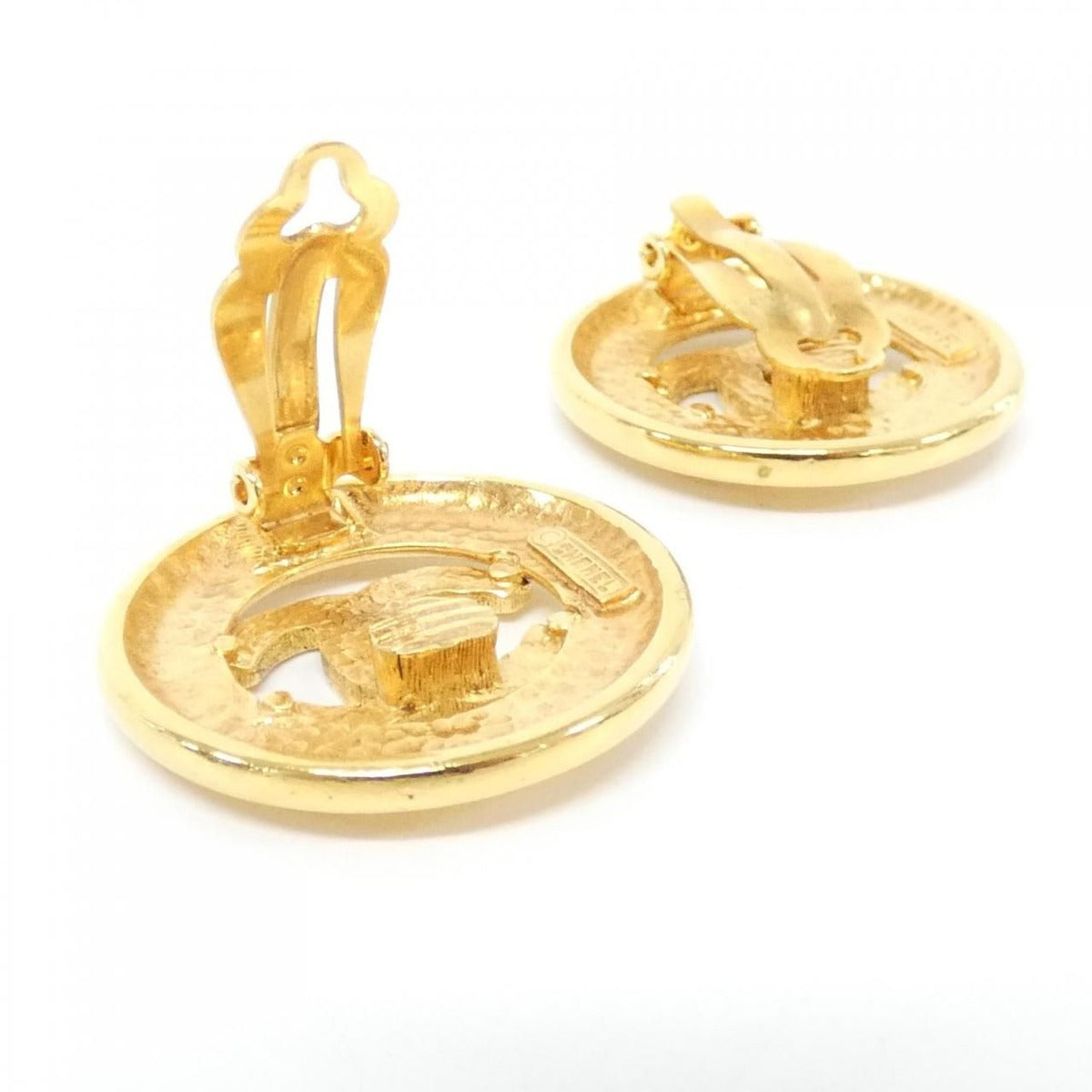 Chanel Vintage Earrings Gold — view 7