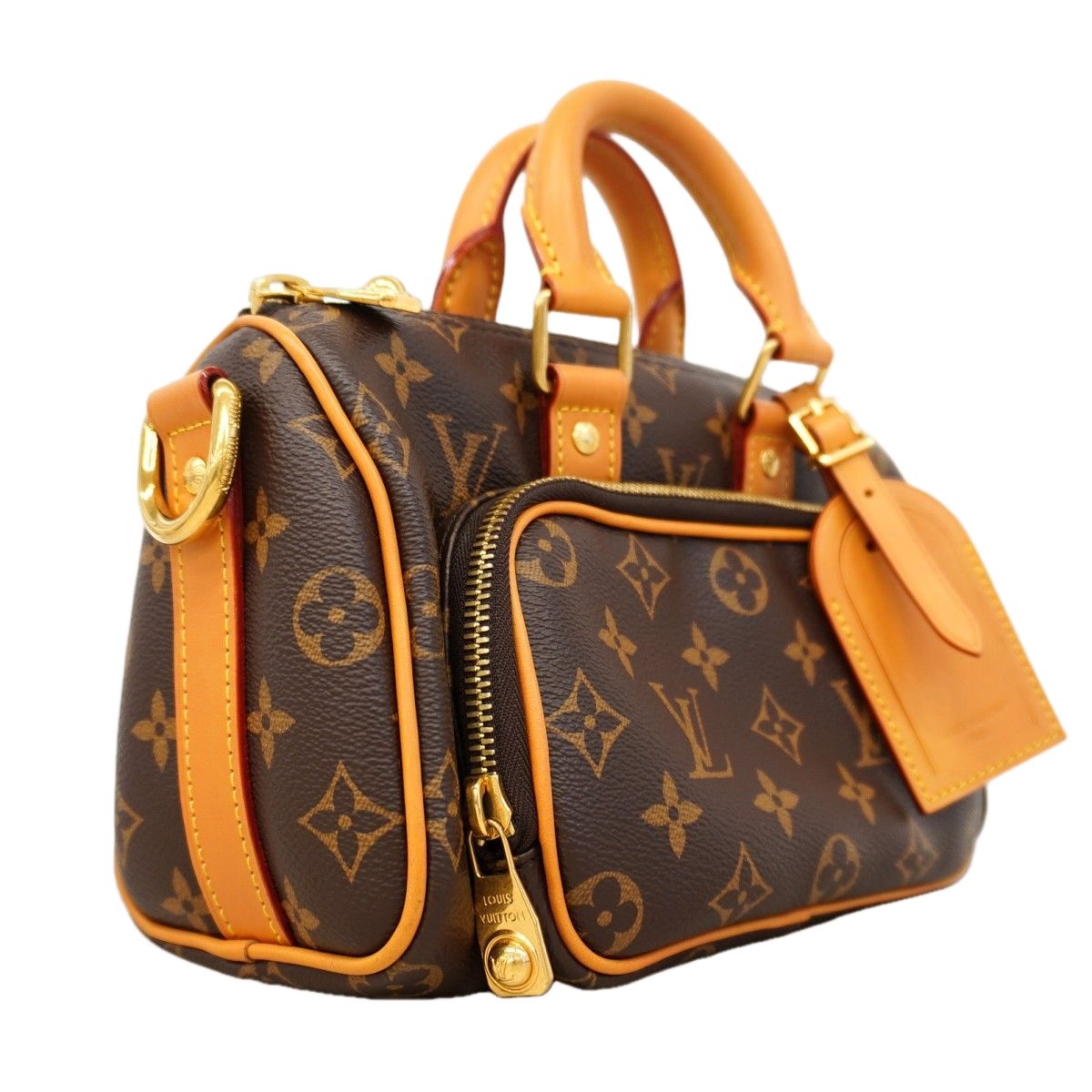 Louis Vuitton Handbag Monogram Archive Keepall Cargo 25 Brown 2-Way — view 2