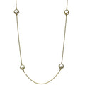 Fendi Is FF Logo Necklace Chain Pendant Gold Rhinestone Gorgeous