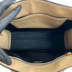 Prada Triangle Logo Embossed Saffiano Leather 2-Way — view 9