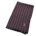 Louis Vuitton Stripe LV Emblem Logo Scarf