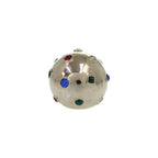 Louis Vuitton Planet Strass Cocktail Ring Metal Rhinestone Silver Silver-multicolor