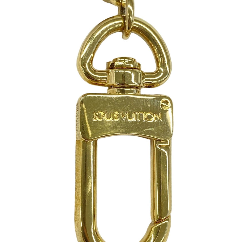 Louis Vuitton Key Holder Charm Fleur de Monogram Gold Multicolor — view 2