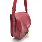 Hermes Vintage Box Calf Shoulder Bag Red — view 2