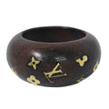 Louis Vuitton LV Bag Sylvania Ring L No 16 Wood Brown Gold