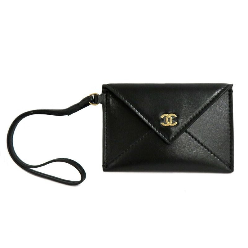 Chanel Christmas Limited Card Case Ap5041 2026 SS Calfskin Black — view 2