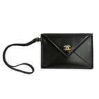 Chanel Christmas Limited Card Case Ap5041 2026 SS Calfskin Black — view 2