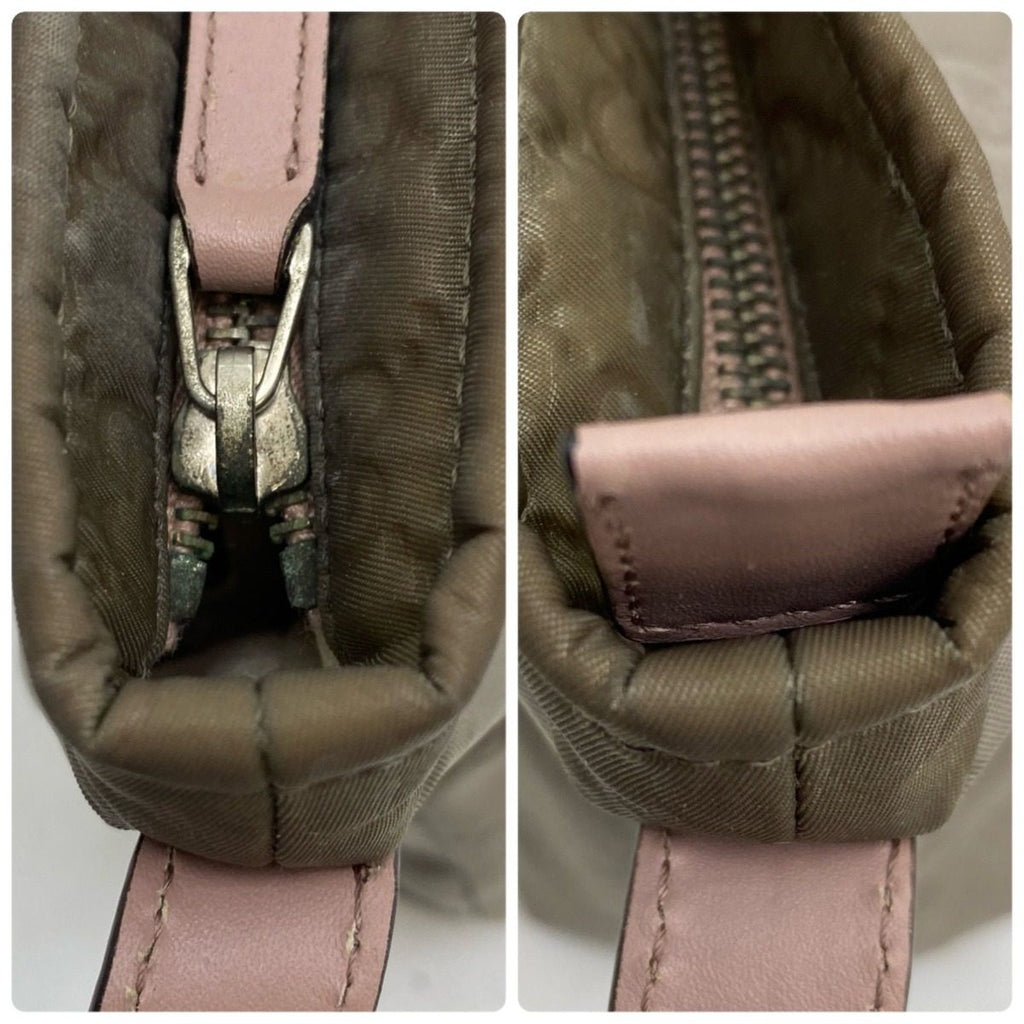 Gucci Shoulder Bag Ggnylon Crossbody Gray Travel Business — view 6