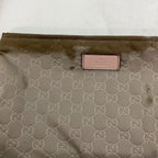 Gucci Shoulder Bag Ggnylon Crossbody Gray Travel Business — view 9