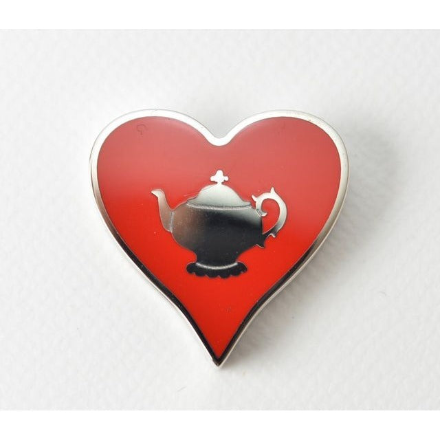 Hermes Scarf Ring Holder Twilly Tea Time Heart Shape Valentine