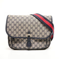 Gucci Shoulder Bag GG Canvas Navy