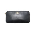 Chanel Lucky Flower GD Leather Zip Around Wallet