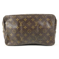 Louis Vuitton Makeup Pouch Trousse Toilette 28 Monogram Canvas Brown