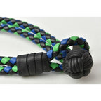 Bottega Veneta Bracelet Bangle Intrecciato Double Blue Green — view 4