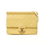 Chanel Shoulder Bag Quilted Pearl Chain