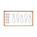 Hermes Hanging Set Wall Silver Color Interior Accessories