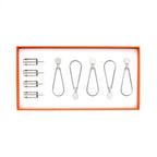 Hermes Hanging Set Wall Silver Color Interior Accessories