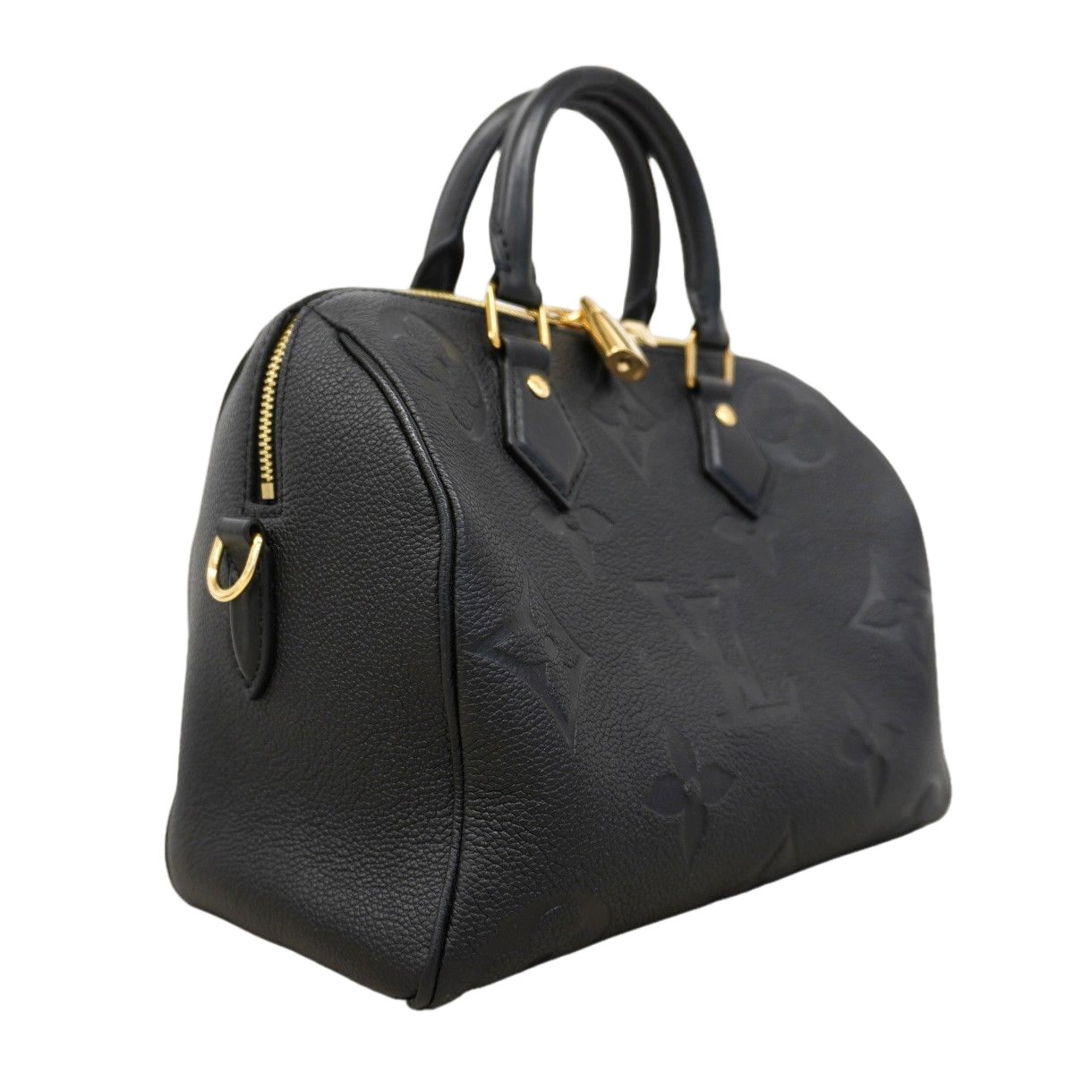 Louis Vuitton Handbag Monogram Empreinte Speedy Bandouliere 25 Noir 2-Way — view 2