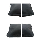 Prada Tessuto Triangle Logo Black Silver Nylon Shoulder Bag — view 5