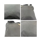 Prada Tessuto Triangle Logo Black Silver Nylon Shoulder Bag — view 6