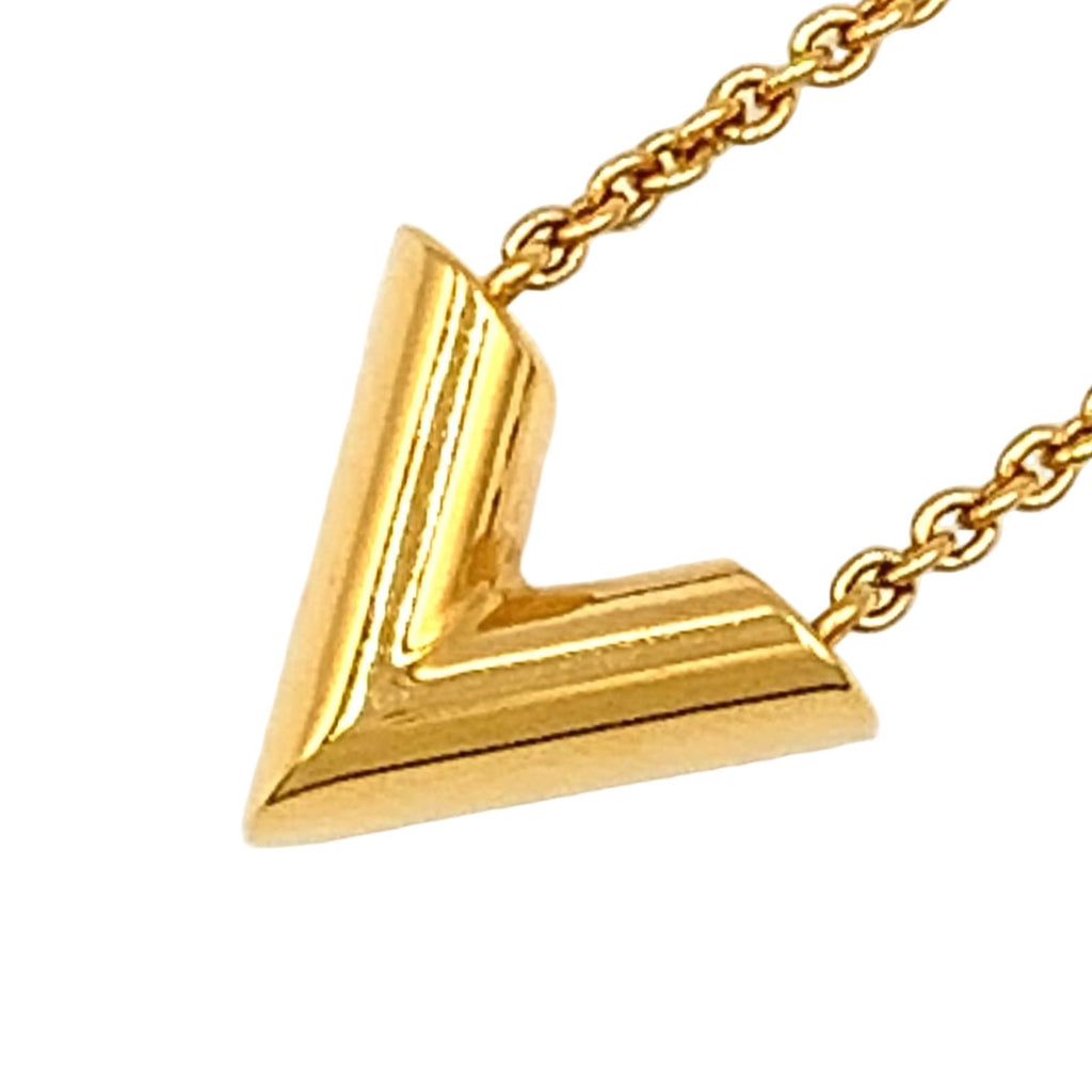 Louis Vuitton Essential Metal Gold Necklace — view 2