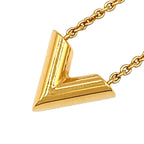 Louis Vuitton Essential Metal Gold Necklace — view 2