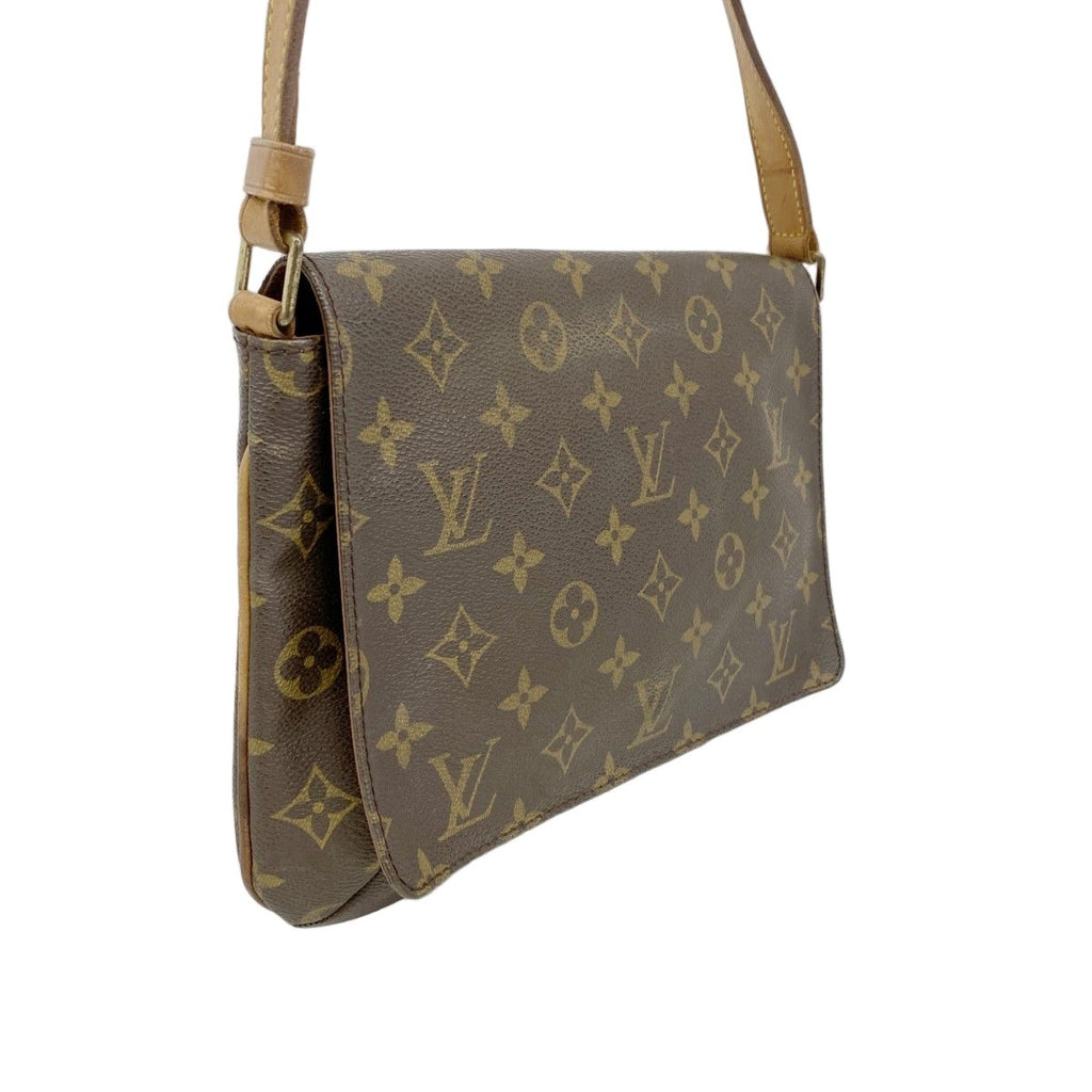 Louis Vuitton Shoulder Bag Monogram Musette Tango Short Strap Brown — view 2