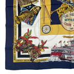 Hermes Scarf Silk Carre 90 the Original New Orleans Creole Jazz — view 4