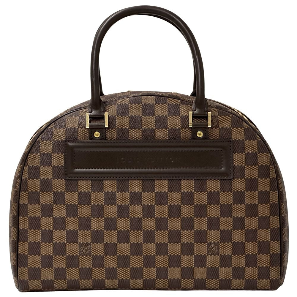 Louis Vuitton Bag Damier Handbag Canvas Norita Ebene