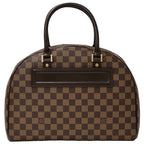 Louis Vuitton Bag Damier Handbag Canvas Norita Ebene