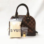 Louis Vuitton Alma BB 2-Way Shoulder Bag Brown