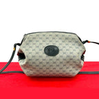 Gucci Vintage Micro GG Logo Pattern Leather Mini