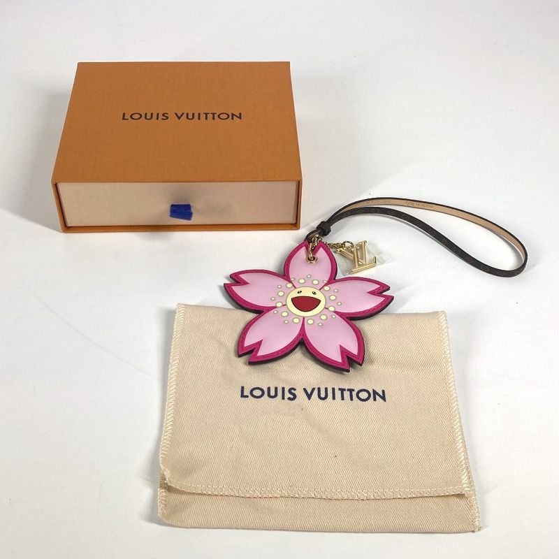 Louis Vuitton Bag Charm Cherry Blossom Monogram Canvas Brown — view 8