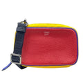 Fendi 7 As122 Mini Shoulder Bag Pochette Logo Red Yellow Blue Multicolor