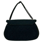 Chanel Logo Turnlock Quilted Cotton Leather — view 3