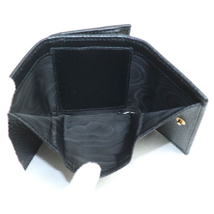 Gucci GG Marmont Compact Wallet Trifold Black — view 4